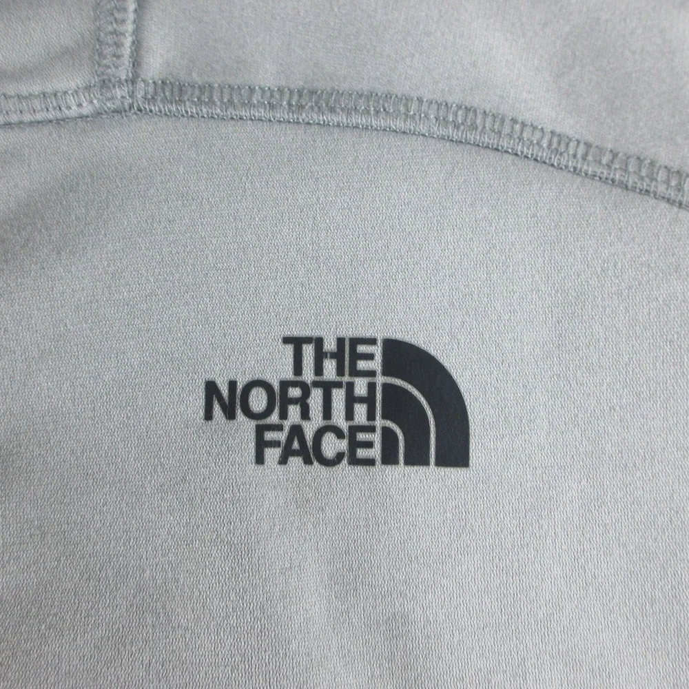 The North Face‎ Jacket Mens Medium Gray Fleece 1/4 Zip Pullover Fleece Outdoors